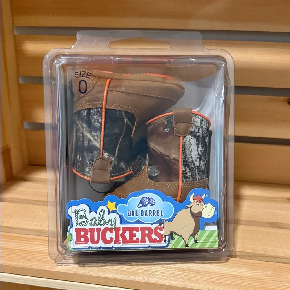 Baby Buckers Baby & Walker Brown Camo Boots